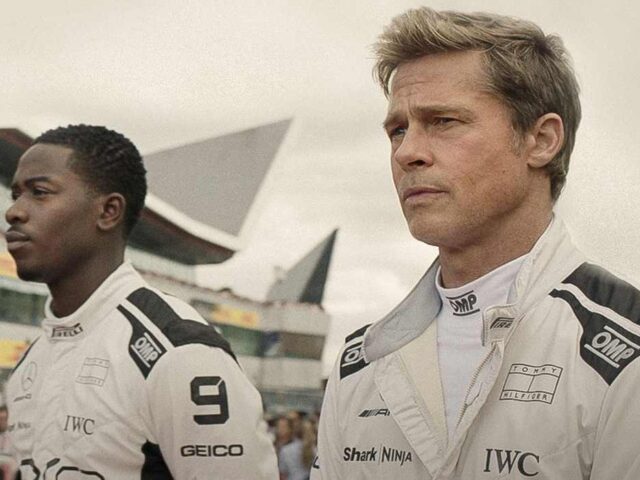 Práctica F1 de Brad Pitt en tráiler