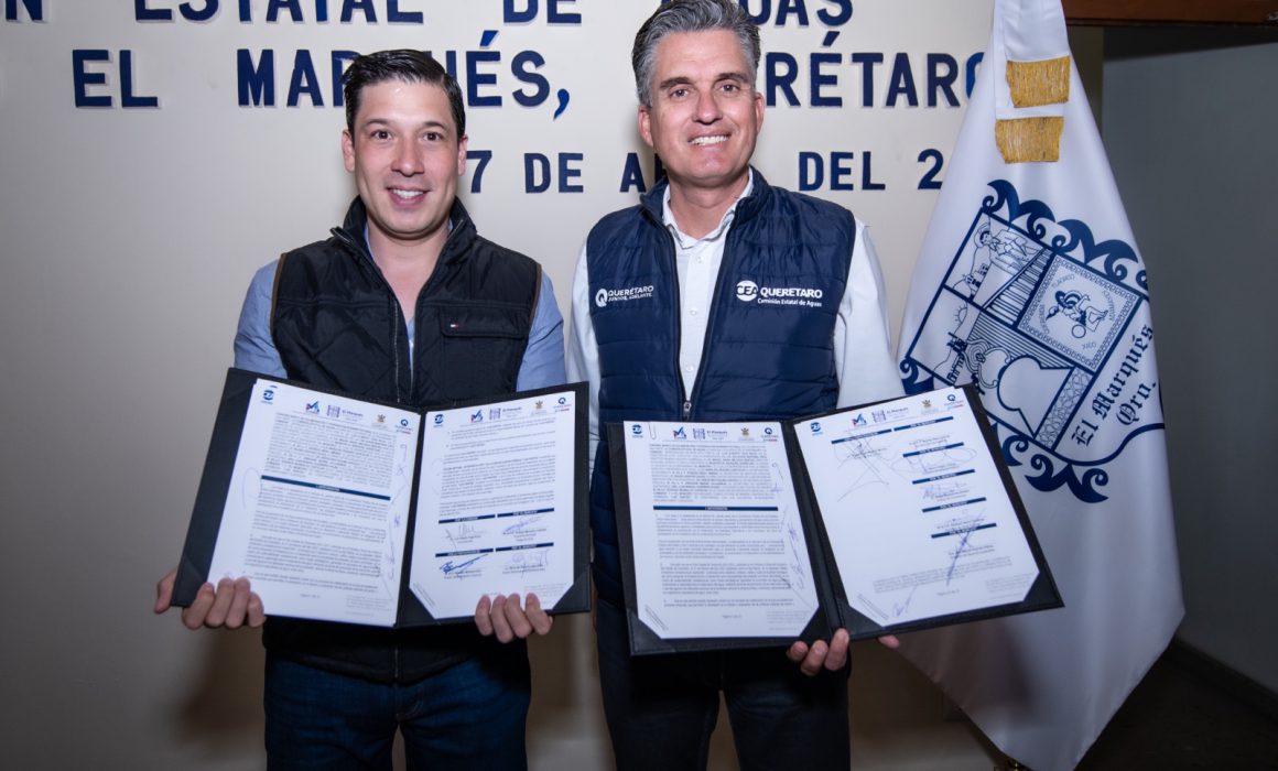 Lee más sobre el artículo Firman convenio para garantizar el acceso al agua en El Marqués