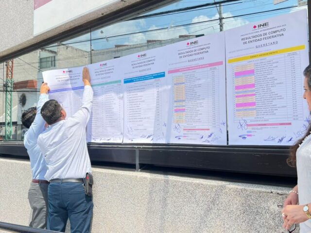 Publica INE resultados de elección judicial de Querétaro