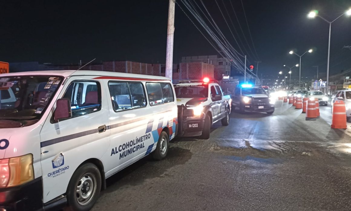 Detienen a 33 personas en alcoholímetro durante el fin de semana