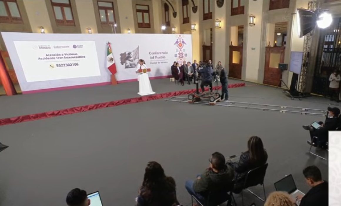 No es necesario que víctimas del tren denuncien, aclara Sheinbaum