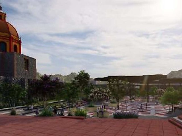 Avanza construcción de estacionamiento subterráneo en La Cañada