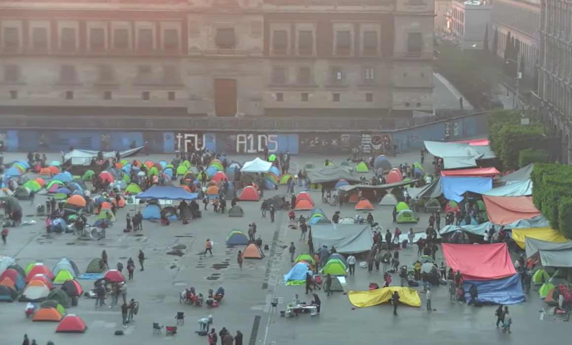 Lee más sobre el artículo Adelanta CNTE plantón en el Zócalo