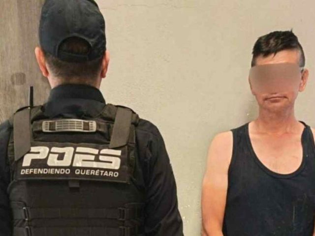 Detienen a hombre por violencia familiar en la capital queretana