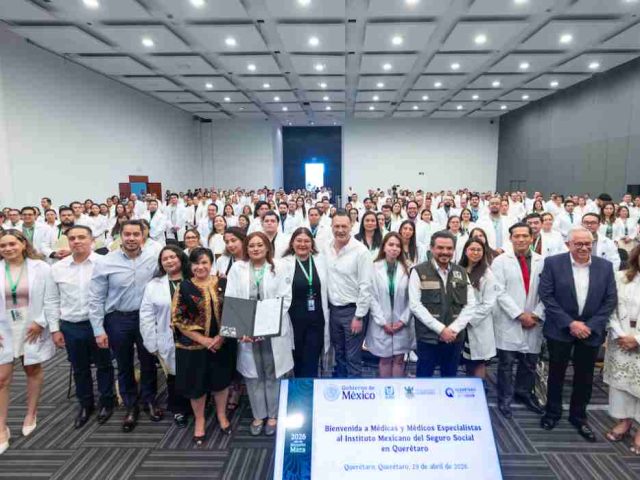 Llegan 205 médicos al IMSS Querétaro para reforzar atención