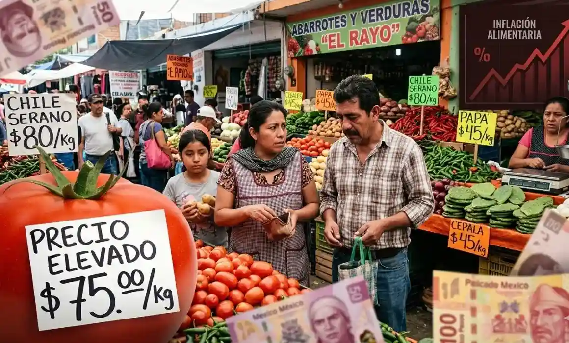Lee más sobre el artículo Jitomate dispara la pobreza extrema en México: sube 121% en un año