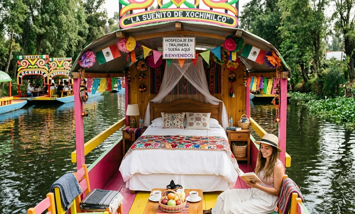 Lee más sobre el artículo ¿Hospedaje flotante en Xochimilco? Esto dice la Sedema