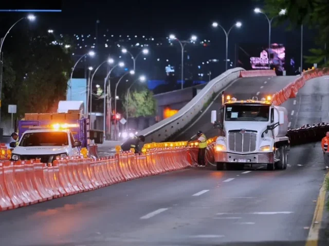 Quedan disponibles 7 carriles en Bernardo Quintana