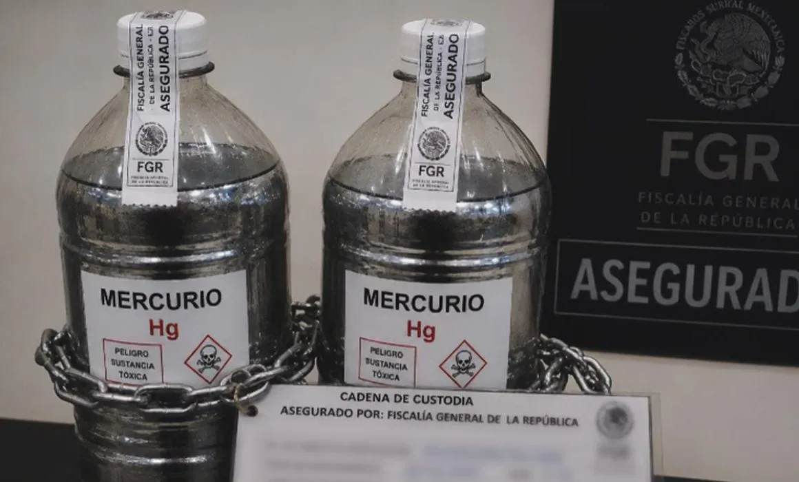 Lee más sobre el artículo Un detenido por tráfico de mercurio en Pinal de Amoles