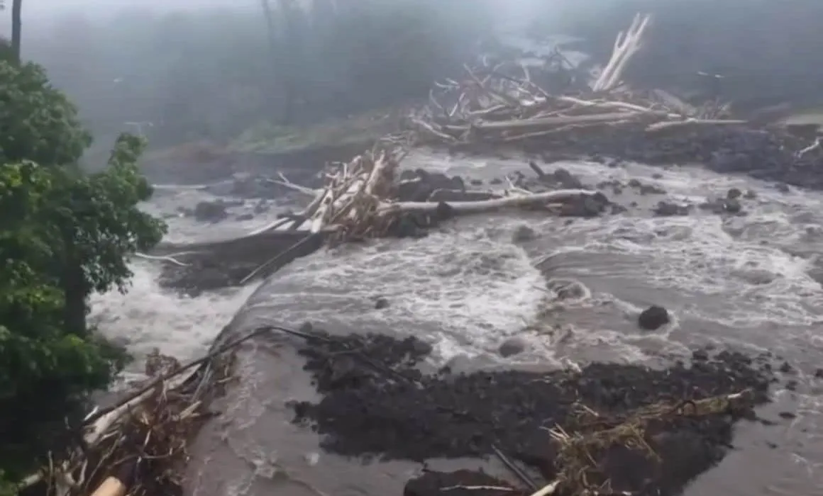 Lee más sobre el artículo Deja tormenta Lala graves daños e inundaciones en Hawái