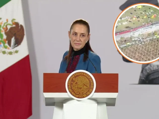 Se solidariza Sheinbaum con España por choque de trenes